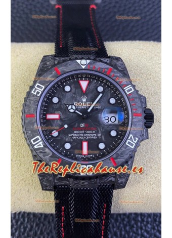 Rolex Submariner DiW Edición Fibra de Carbono Reloj Réplica Suiza - Réplia a Espejo 1:1
