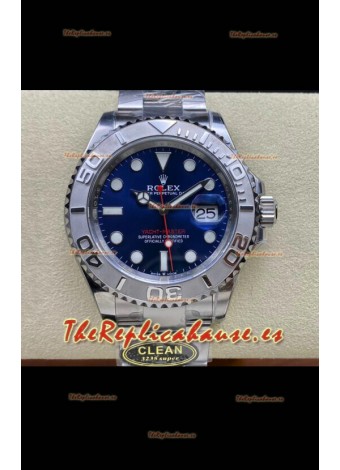 Rolex Yachtmaster 40mm Dial Azul - Reloj Réplica a Espejo 1:1 en Caja de Acero 904L