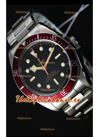Tudor Heritage Black Bay Red Bezel Reloj Réplica Suizo a Espejo 1:1