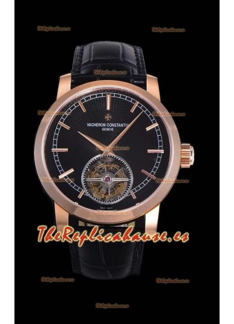 Vacheron Constantin Minute Repeater Tourbillon Reloj Réplica Suizo con Caja de Acero 44MM Oro Rosado