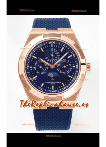 Vacheron Constantin Overseas Cronógrafo Dial Marrón Reloj Réplica Suizo - Correa Acero Inoxidable