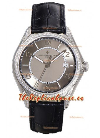 Vacheron Constantin Edición Fiftysix Acero 904L Réplica Espejo 1:1 Dial Gris