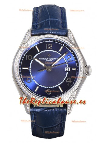 Vacheron Constantin Edición Fiftysix Acero 904L Réplica Espejo 1:1 Dial Azul