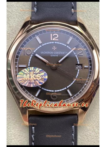 Vacheron Constantin Edición Fiftysix Oro Rosaco Acero Réplica Espejo 1:1 Dial Marrón