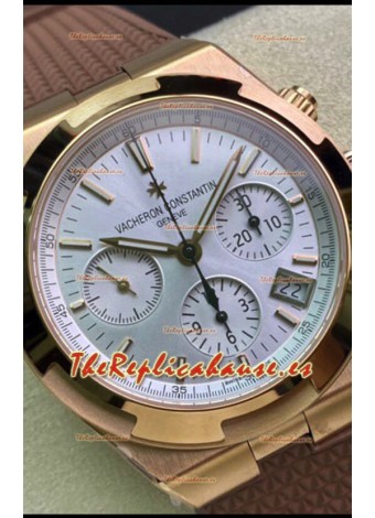 Vacheron Constantin Overseas Cronógrafo Oro Amarillo Dial en Acero Réplica a Espejo 1:1