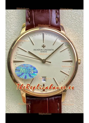 Vacheron Constantin Patrimony Oro Amarillo en Reloj Réplica a Espejo 1:1