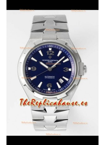 Vacheron Constantin Overseas Réplica Suiza a Espejo 1:1 Dial Azul - Correa de Acero