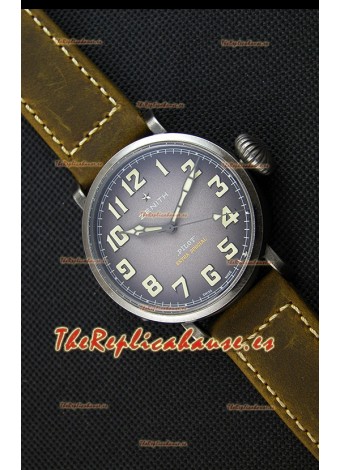 Zenith Pilot Type 20 Extra Especial Reloj Réplica Suizo con Dial en Gris 40MM
