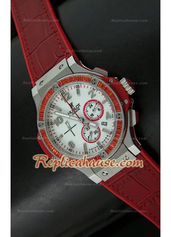 Hublot Big Bang Reloj Suizo de Cuarzo - 38MM en Rojo