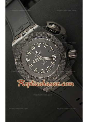 Hublot Big Bang Keng Reloj Suizo Sumergible 4000M en Carbón