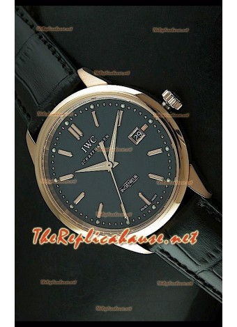 IWC Ingenieur Modified Reloj Suizo Réplica carcasa de oro rosado
