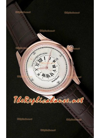 Mont Blanc Mechanique Horlogere Reloj Suizo en Oro Rosa