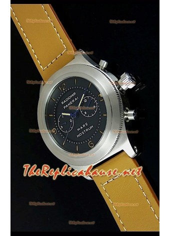 Reloj japonés Panerai Mare Nostrum en estuche de acero  