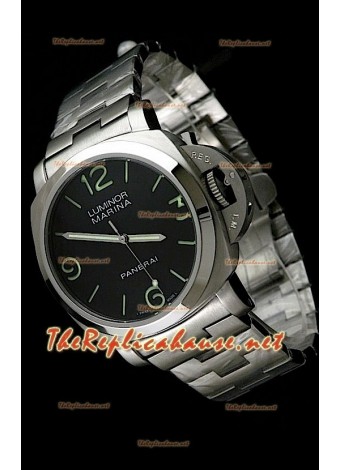 Panerai Lumenor Marena 44MM Reloj con Correa de Acero