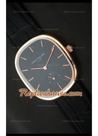 Patek Philippe Mens Golden Elipse Reloj Japonés en Oro