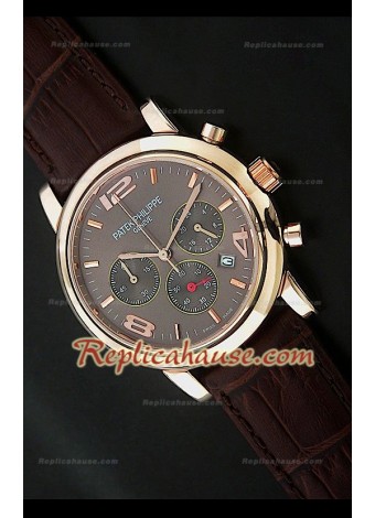 Patek Philippe Perpetual Reloj Calendario de Acero