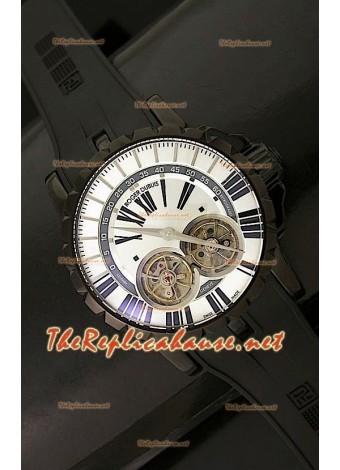 Roger Dubuis Excalibur Chronoexcel Dual Tourbilon en Carcasa de PVD