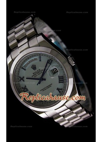 Rolex DayDate Reproducción Reloj Suizo con Números Árabes