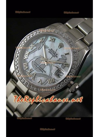 Reloj Rolex Datejust para damas en carcasa acero de 31 mm.
