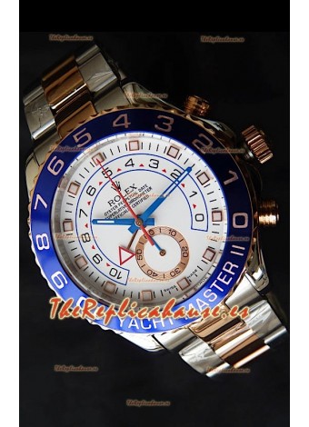 Rolex Réplica Yatchmaster II Suizo Dos Tonos de Oro Amarillo – 1:1 Réplica Espejo