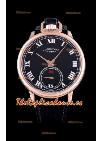 Chopard Louis-Ulysse The Tribute Reloj Suizo de Oro Rosado con Dial Negro