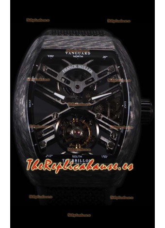 Franck Muller Vanguard Reloj Réplica Suizo Skeleton Tourbillon