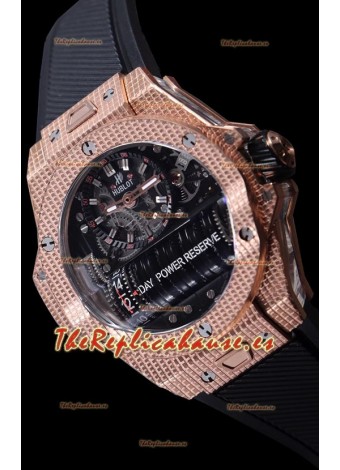 Hublot Big Bang MP-11 Power Reserve 3D Gold Carbon Replica Watch