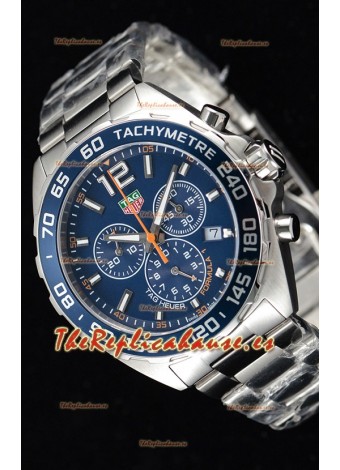 Tag Heuer Formula 1 Chronograph Reloj Réplica de Cuarzo Suizo Dial Azul