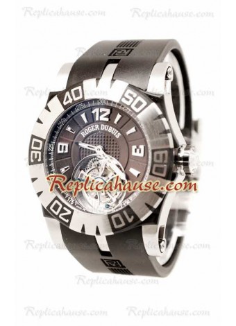 Roger Dubuis Tourbidiver Tourbillon Reloj Suizo de imitación