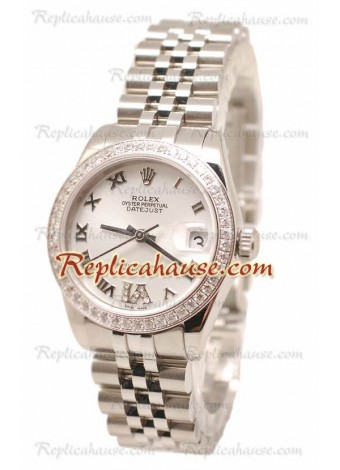 Rolex Datejust Diamond VI Reloj de imitación Japonés - 36MM