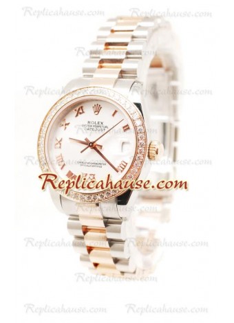 Rolex Datejust Diamond VI Reloj de imitación Japonés - 36MM