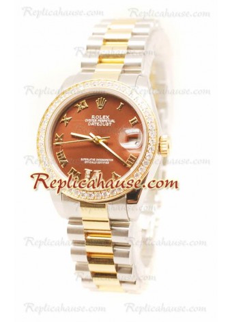 Rolex Datejust Diamond VI Reloj de imitación Japonés - 36MM
