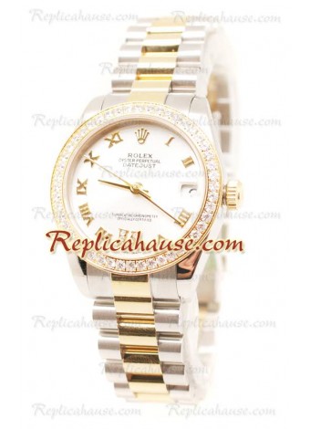 Rolex Datejust Diamond VI Reloj de imitación Japonés - 36MM