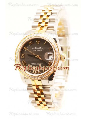 Rolex Datejust Diamond VI Reloj de imitación Japonés - 36MM
