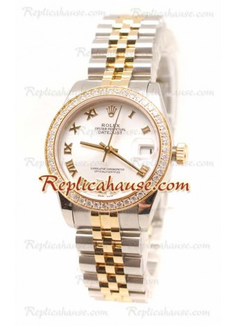 Rolex Datejust Diamond VI Reloj de imitación Japonés - 36MM