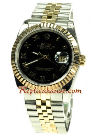Rolex Datejust Dos Tonos Reloj Réplica