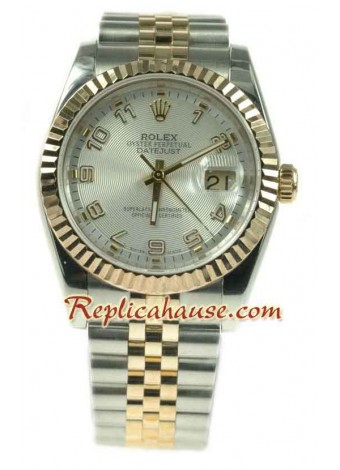 Rolex Datejust Dos Tonos Reloj Réplica