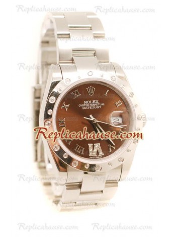 Reloj Rolex Réplica Datejust Silver