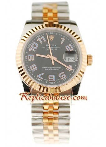 Rolex Réplica Datejust Tamaño Medio - 36MM Reloj