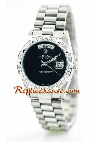 Rolex Réplica Day Date Silver