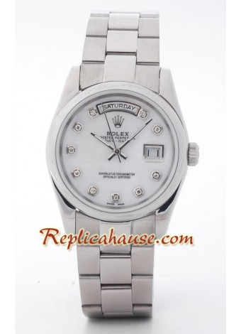 Rolex Réplica Day Date Silver