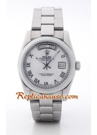 Rolex Réplica Day Date Silver