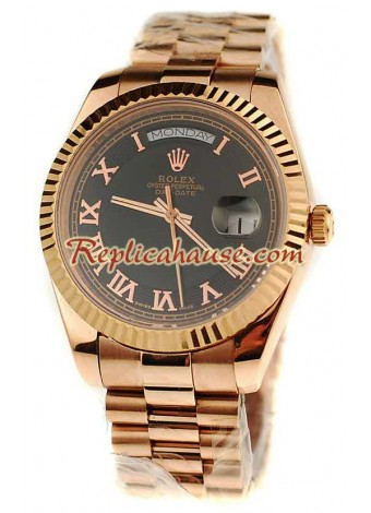 Rolex Réplica Day Date Oro Rosa Reloj Suizo