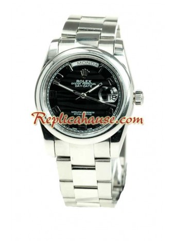 Rolex Réplica Day Date Silver Reloj