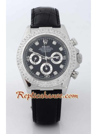 Rolex Réplica Daytona Leather Reloj