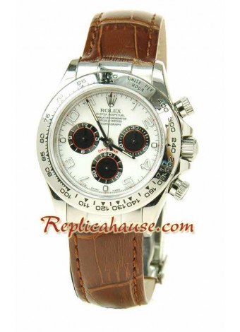 Rolex Réplica Daytona Cuero Suizo Reloj
