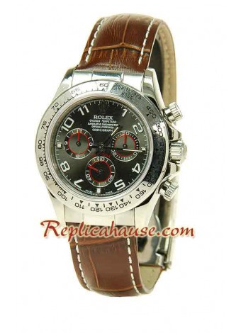 Rolex Réplica Daytona Cuero Suizo Reloj