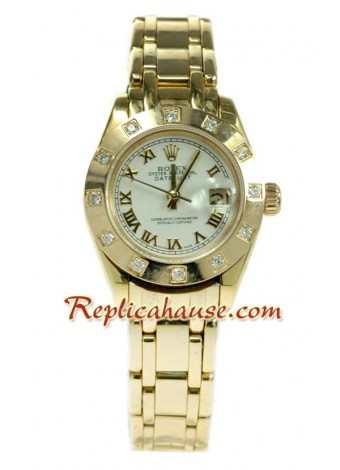 Rolex Réplica Suizo Datejust Reloj para Dama