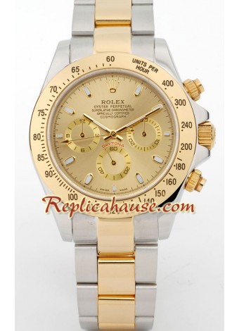 Reloj Rolex Réplica Daytona Dos Tonos