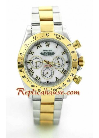 Reloj Rolex Réplica Daytona Dos Tonos